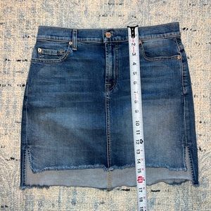 7 for all mankind mini skirt